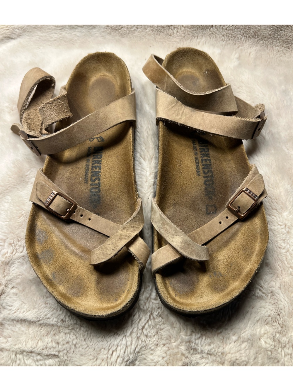 Birkenstock Yara sandals size 39 or us 8